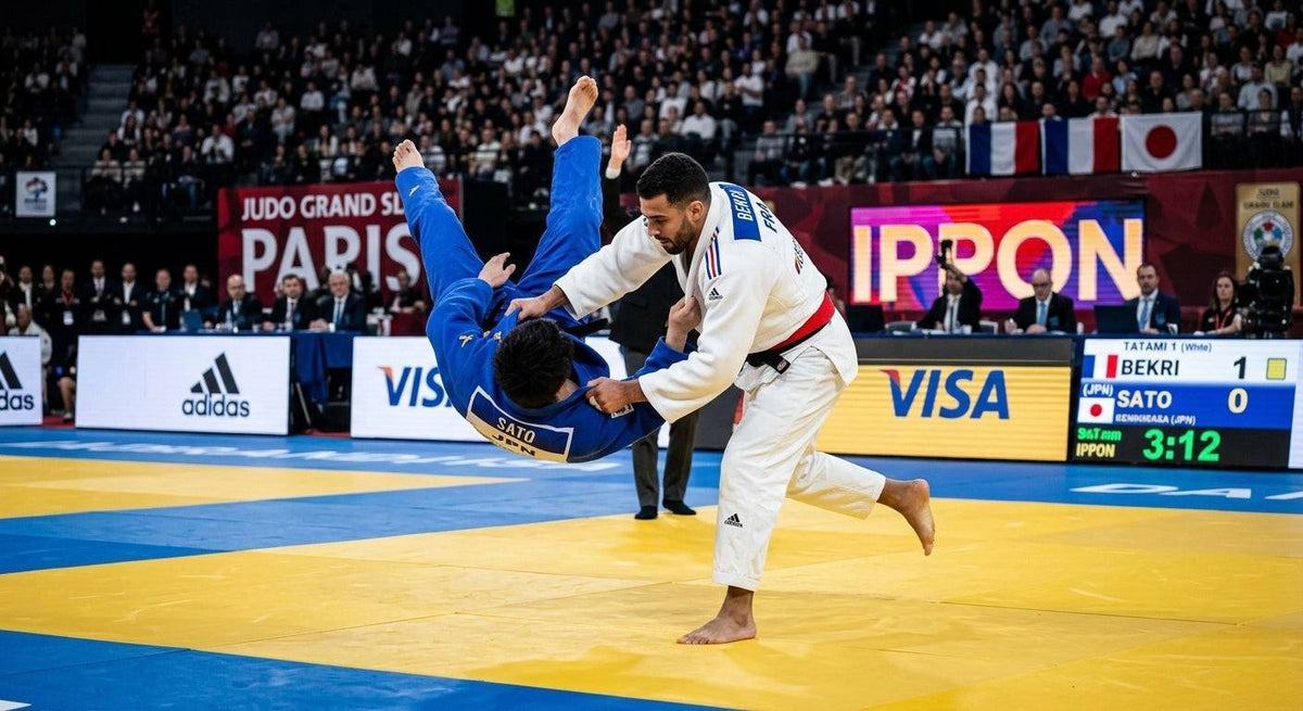 Tableau explicatif des scores Ippon, Waza-ari, Shido au judo pour comprendre le comptage des points