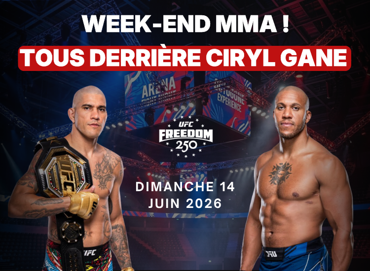 Ciryl Gane prépare son combat UFC à la Maison Blanche contre Alex Pereira pour la ceinture
