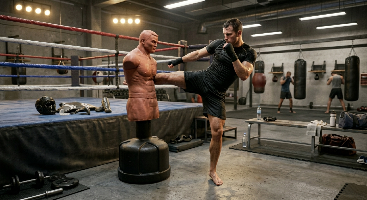 Mannequin de frappe BOB sur pied et à eau pour entraînement de boxe