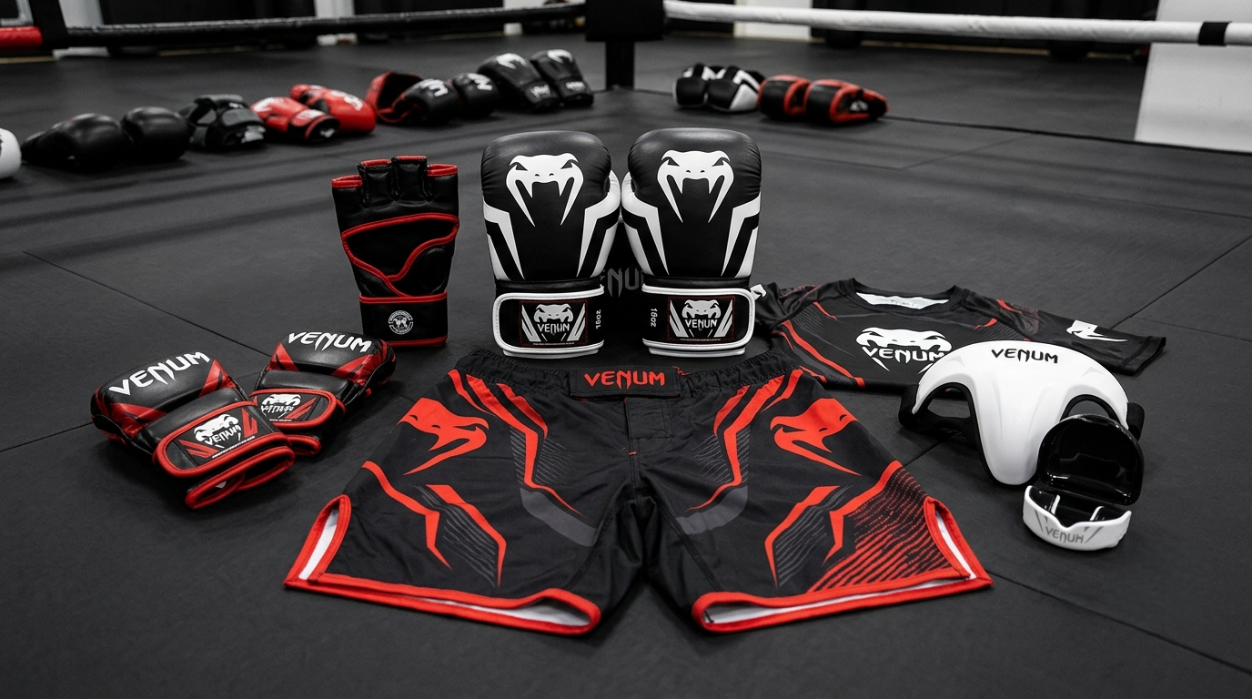 Équipement MMA complet pour bien s'équiper, proteges, gants et casque de combat
