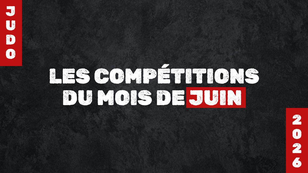 Planning complet des compétitions de judo en juin 2026