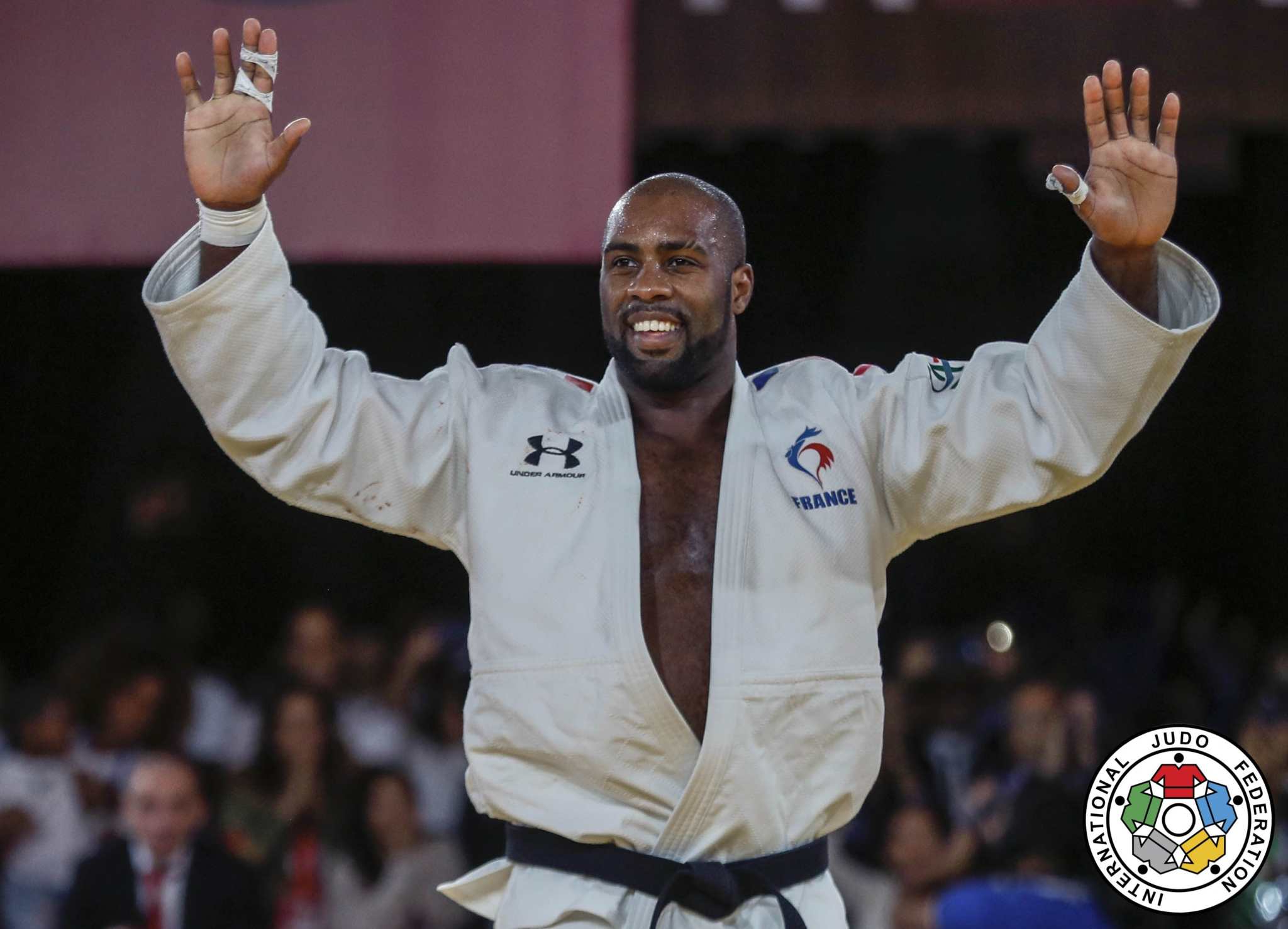 Teddy Riner, judoka français multiple champion olympique et mondial