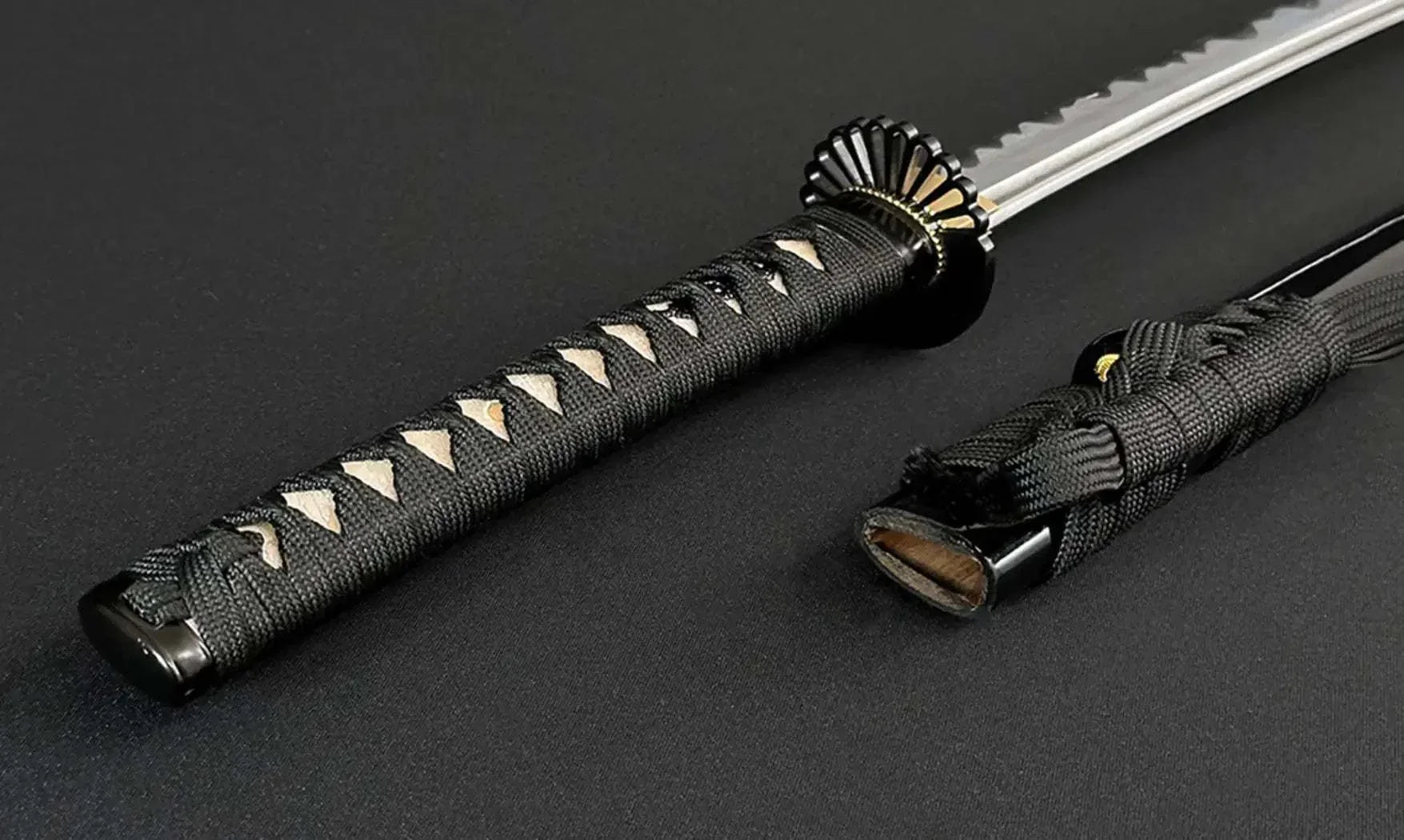 Iaïto Tombo 67 cm sabre d'entraînement équilibré pour Iaïdo avec lame non tranchante en acier