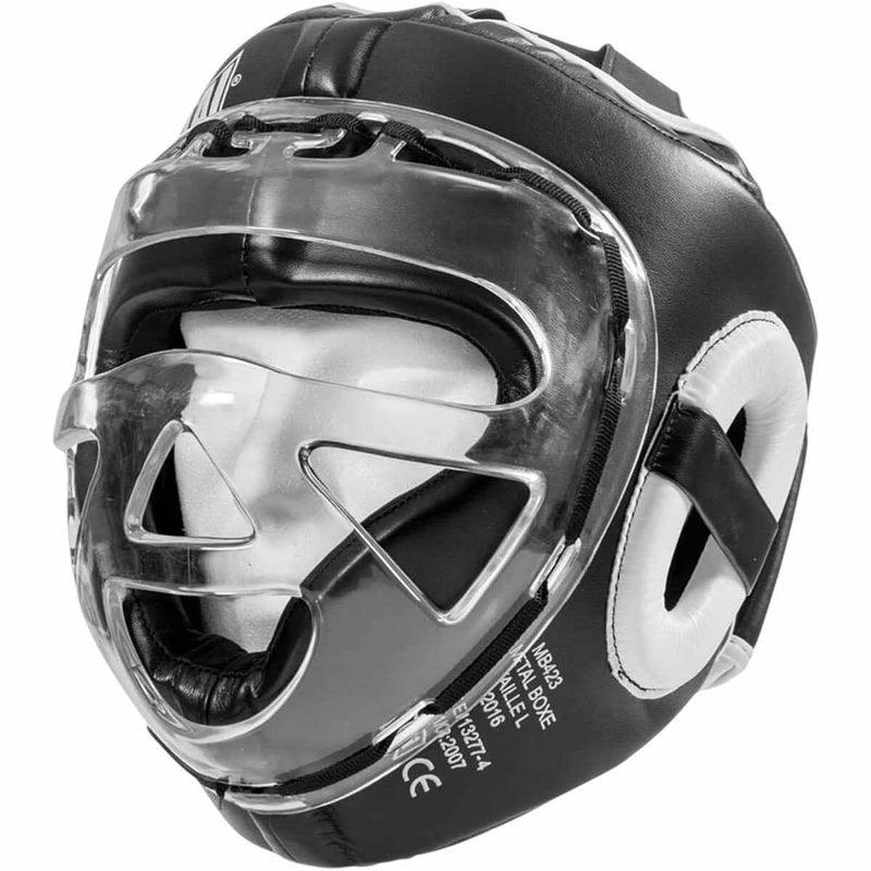 Casque MMA intégral METAL BOXE avec visière MB423