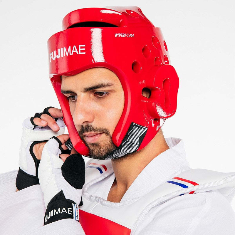 Casque de Taekwondo et Karate FUJIMAE Hyperfoam couleur