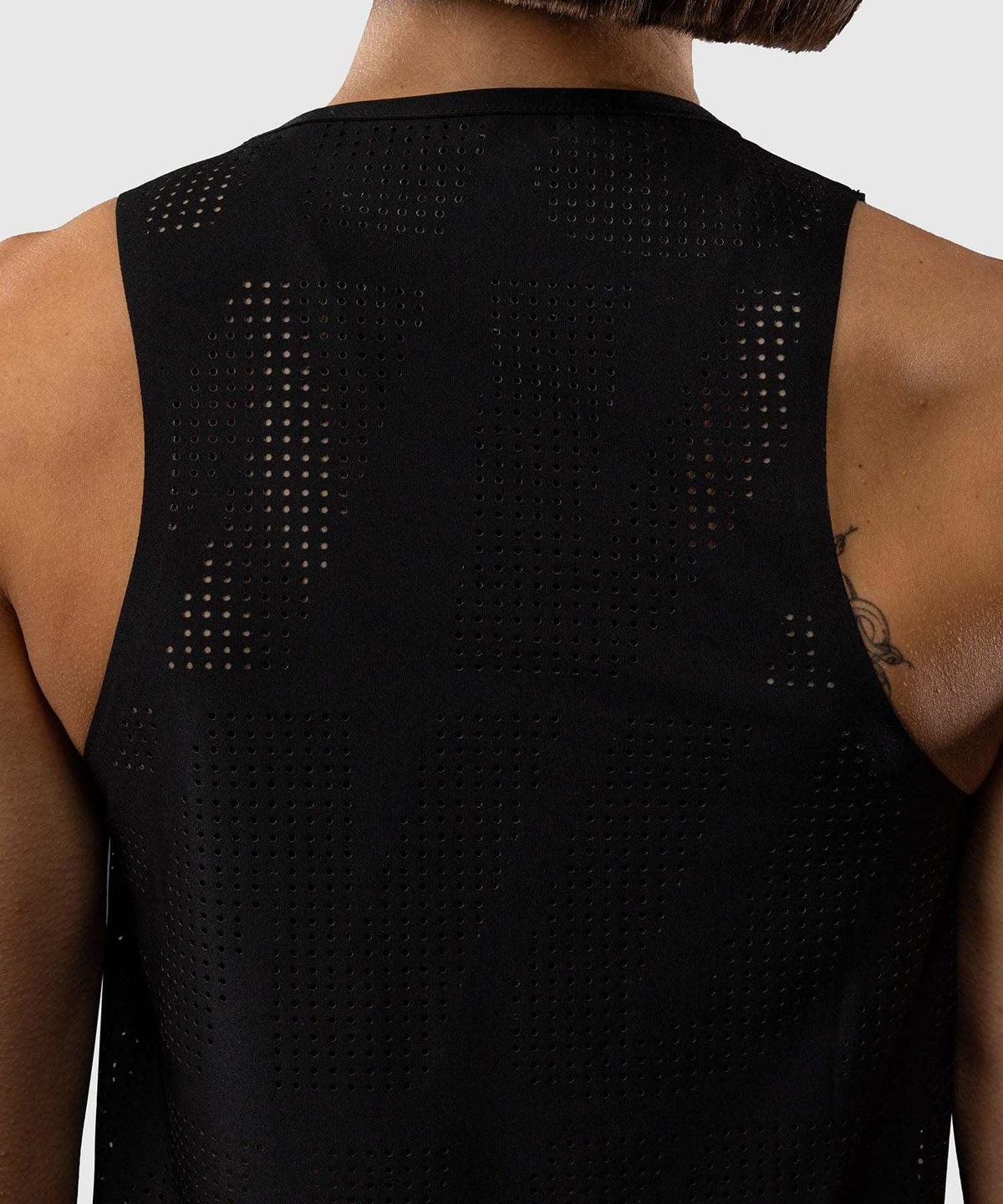 Débardeur femme Dry Tech Venum Lazer noir jaune respirant slim fitness