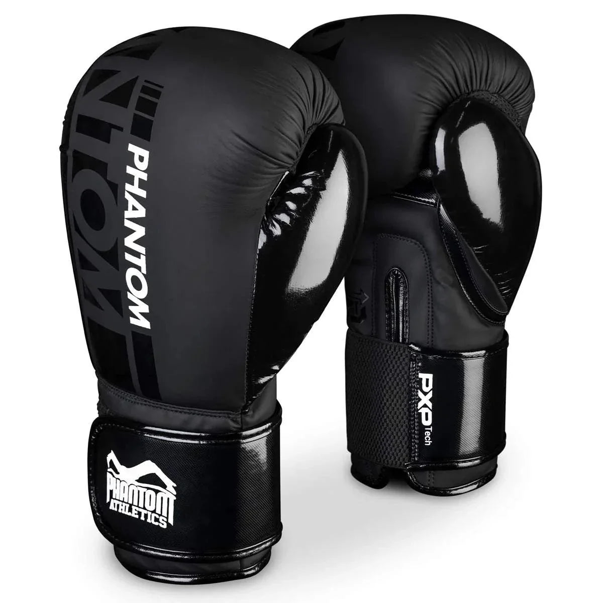 Gants de Boxe APEX Speed noirs légers et végan pour boxe entraînement et compétition