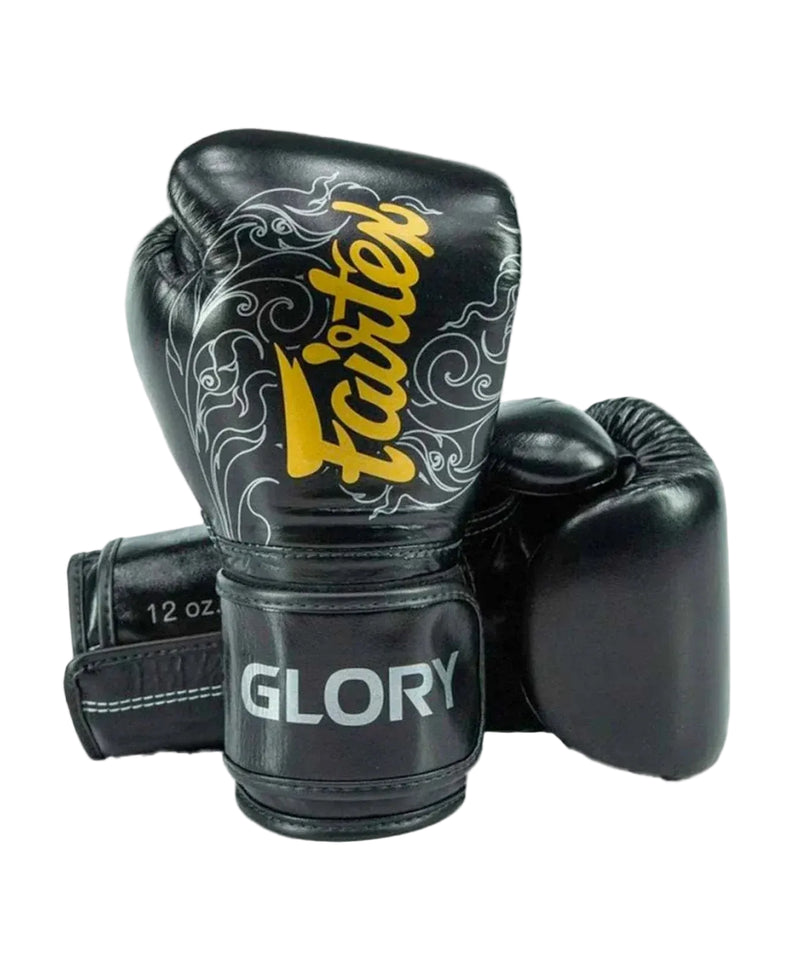 Gants de boxe Fairtex x GLORY - Noir/Argent