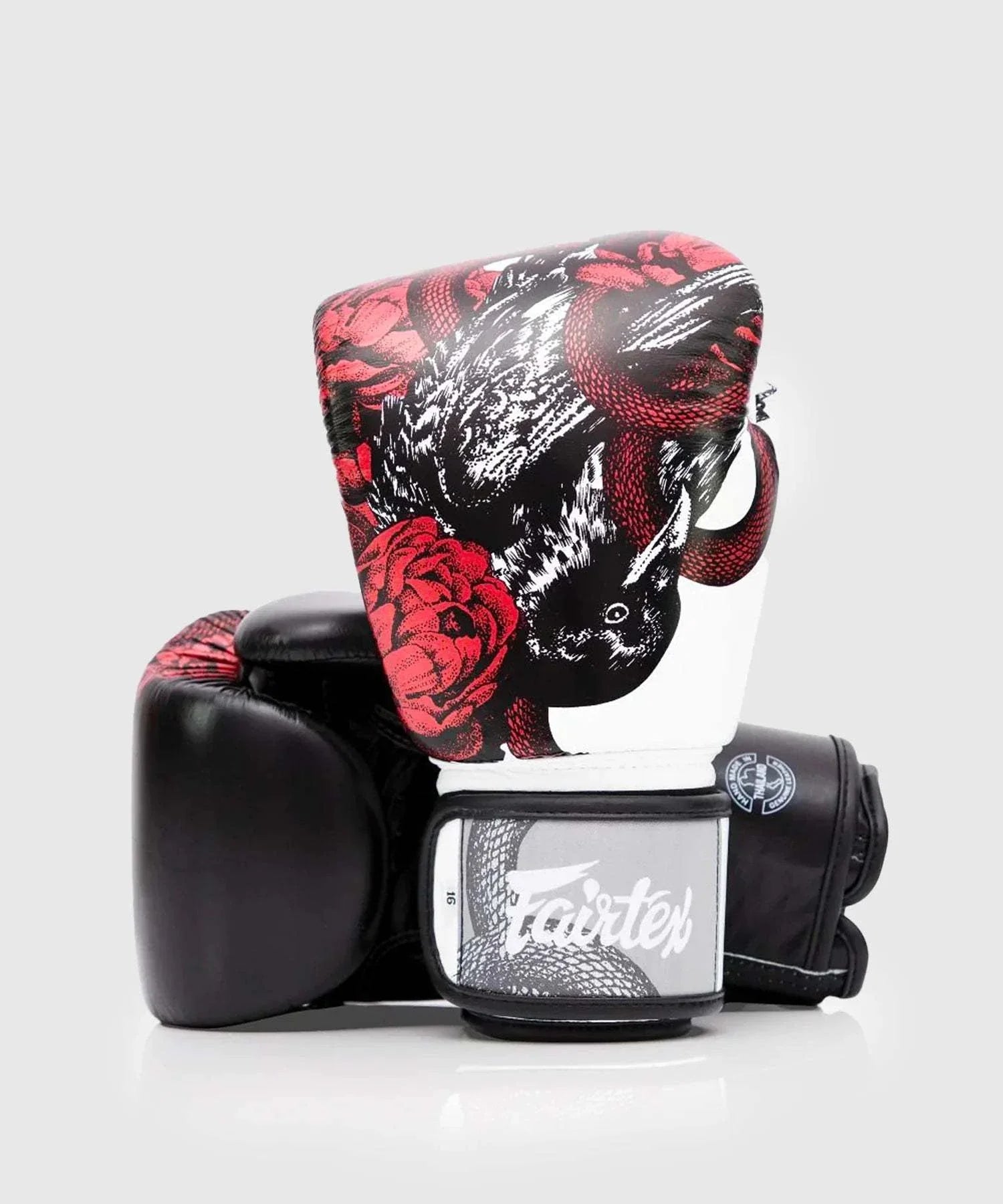 Gants de boxe Fairtex The Beauty of Survival en cuir premium pour entraînement intensif