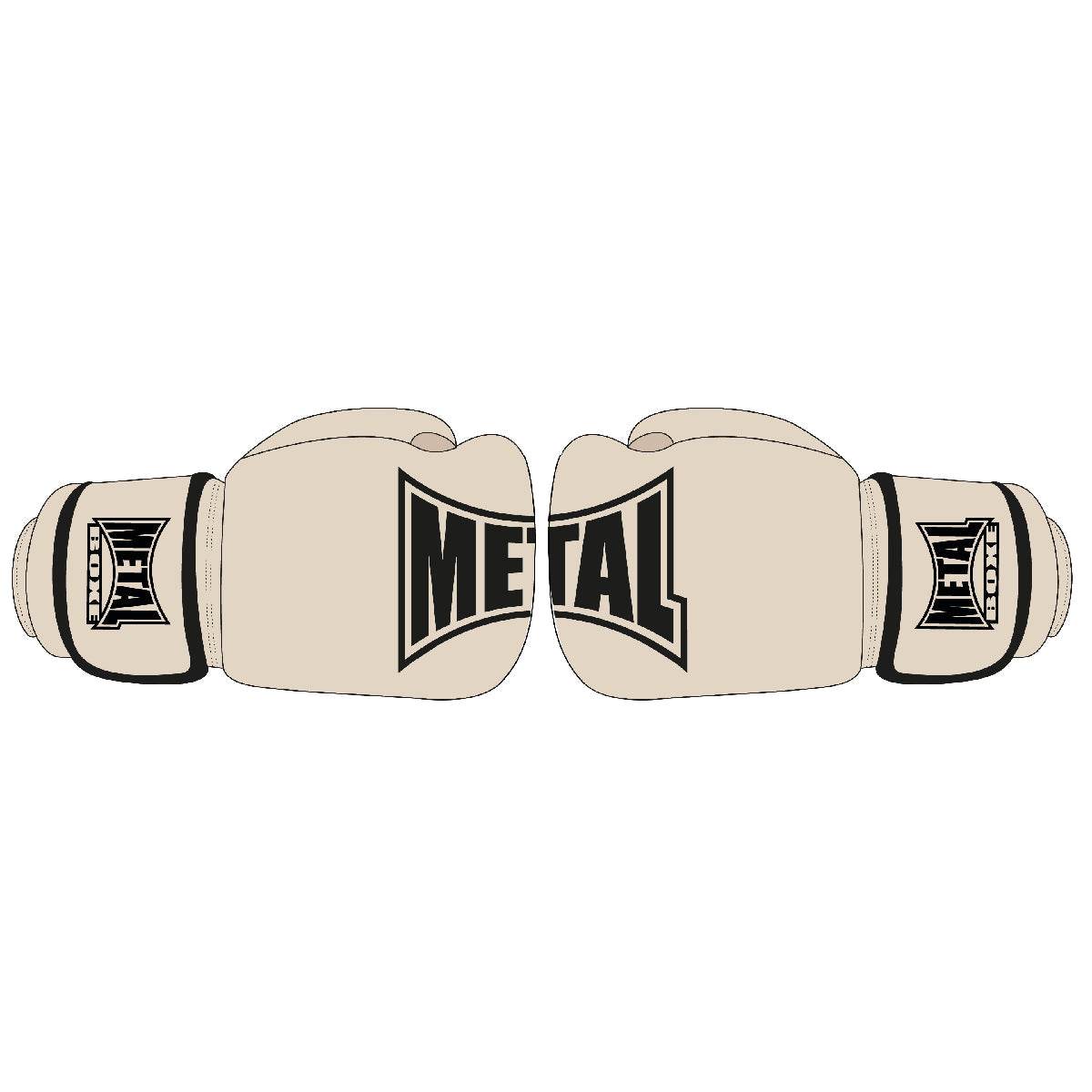 Gants de Boxe Metal Boxe Ergo 90 noirs confortables et résistants pour entraînements intensifs