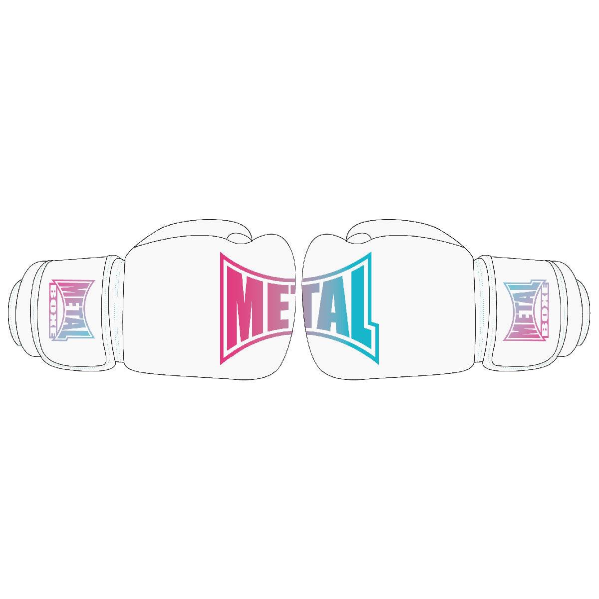 Gants de Boxe Metal Boxe Ergo 90 noirs confortables et résistants pour entraînement intensif