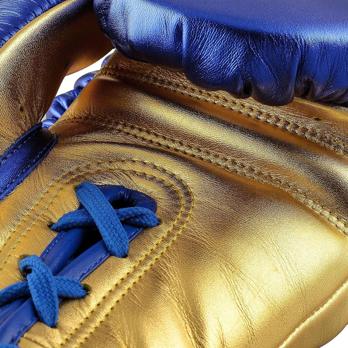 Gants de boxe à lacets Adidas Speed Tilt 750 - Bleu/Or