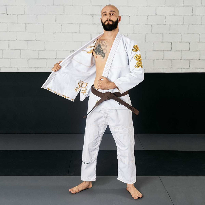 JJB Gi FUJIMAE Shaka 21 QS Blanc