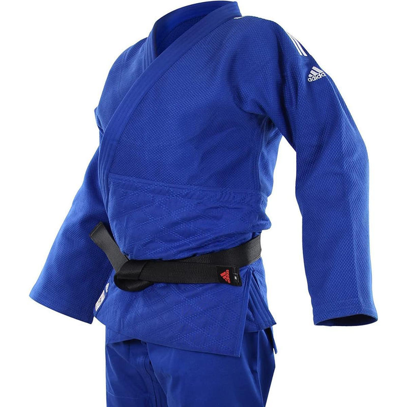 Kimono de Judo Adidas Champion III IJF Slim - Bleu