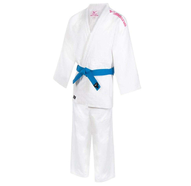 Kimono de judo Mizuno Keiko Rose brodé