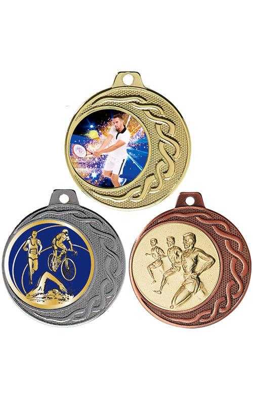 Médaille personnalisable métal 70 mm
