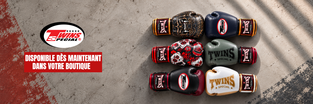 Équipement de Boxe Twins - Gants, Protections & Shorts