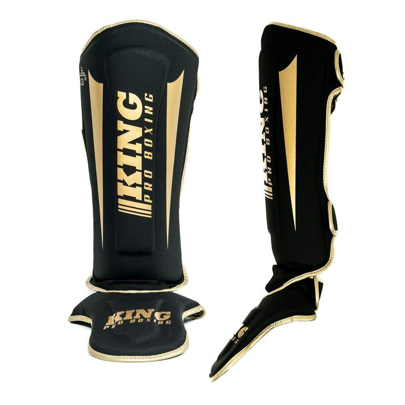 Protège tibias-pieds King Pro Boxing Revolution - Noir/Or