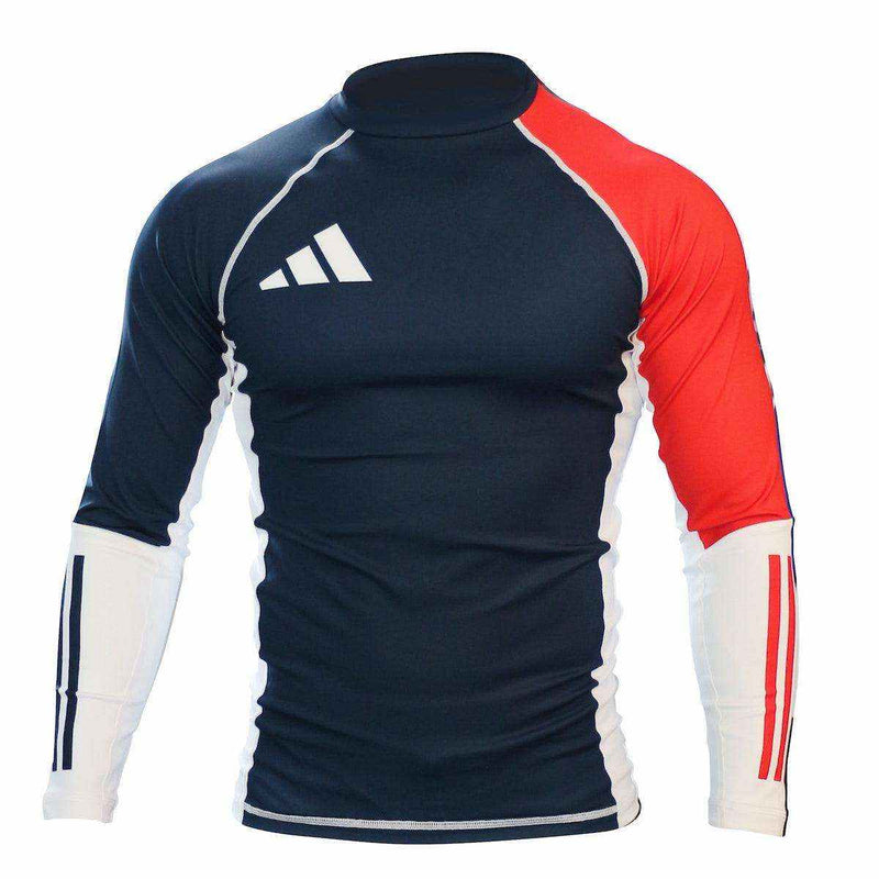 Rashguard Adidas Manches Longues Bleu Blanc Rouge – ADICSR02