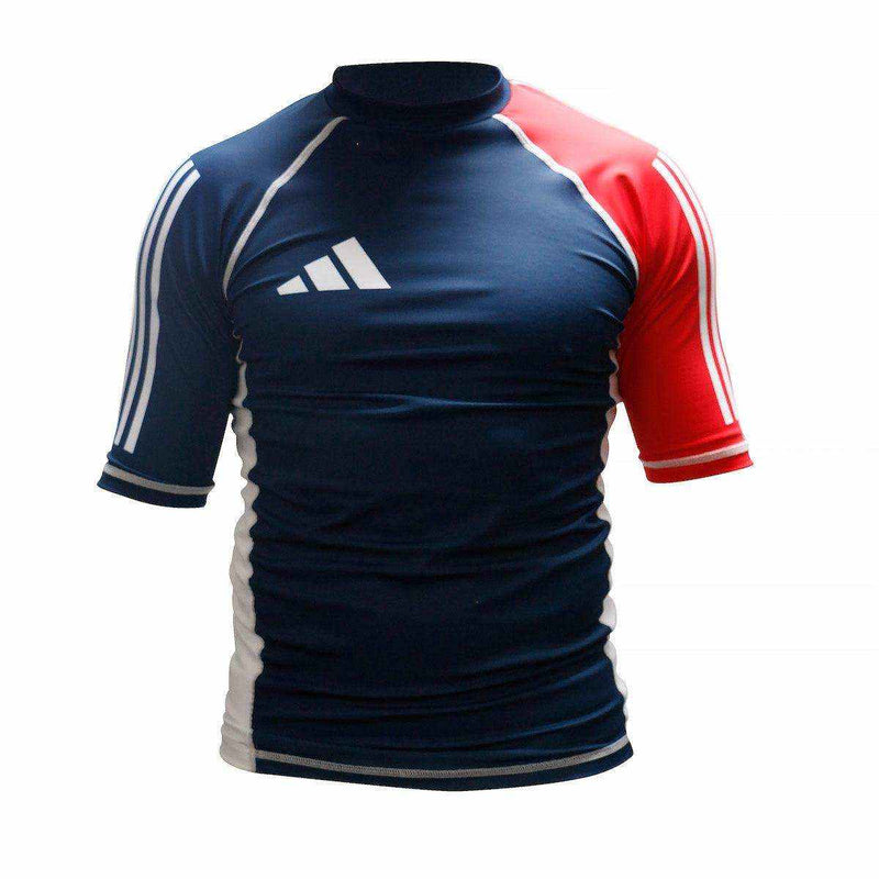 Rashguard Manches Courtes Adidas - Tricolore - CSR01