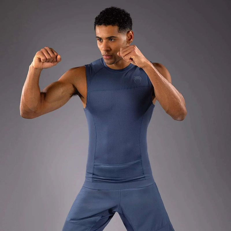 Rashguard Sans Manches Venum G-Fit Air - Bleu