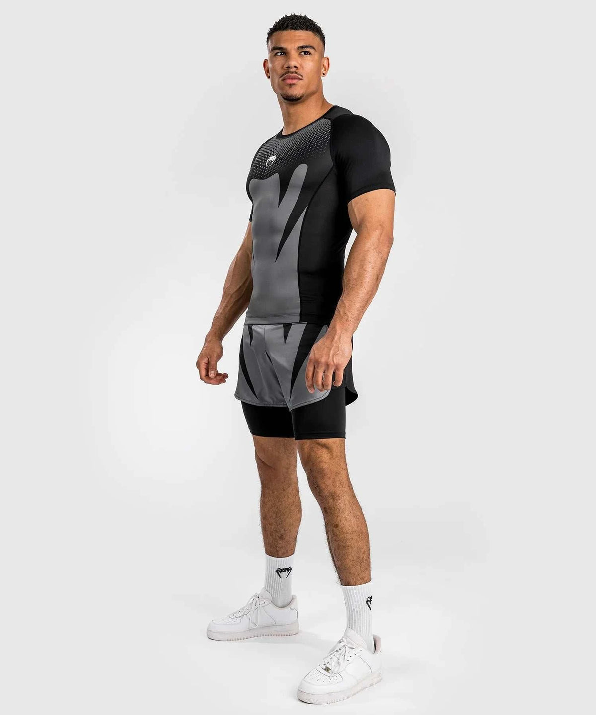 Rashguard Venum Attack - Noir/Gris