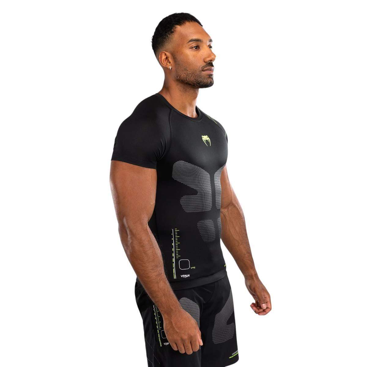 Rashguard Venum Training Camp 4.0 - Noir/Vert Néon