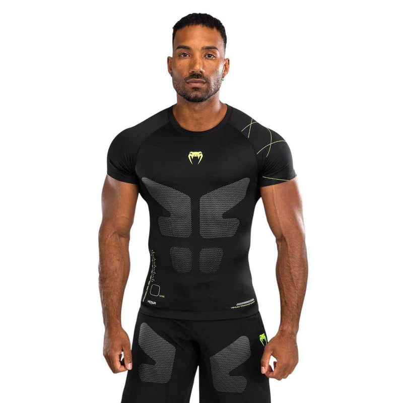 Rashguard Venum Training Camp 4.0 - Noir/Vert Néon