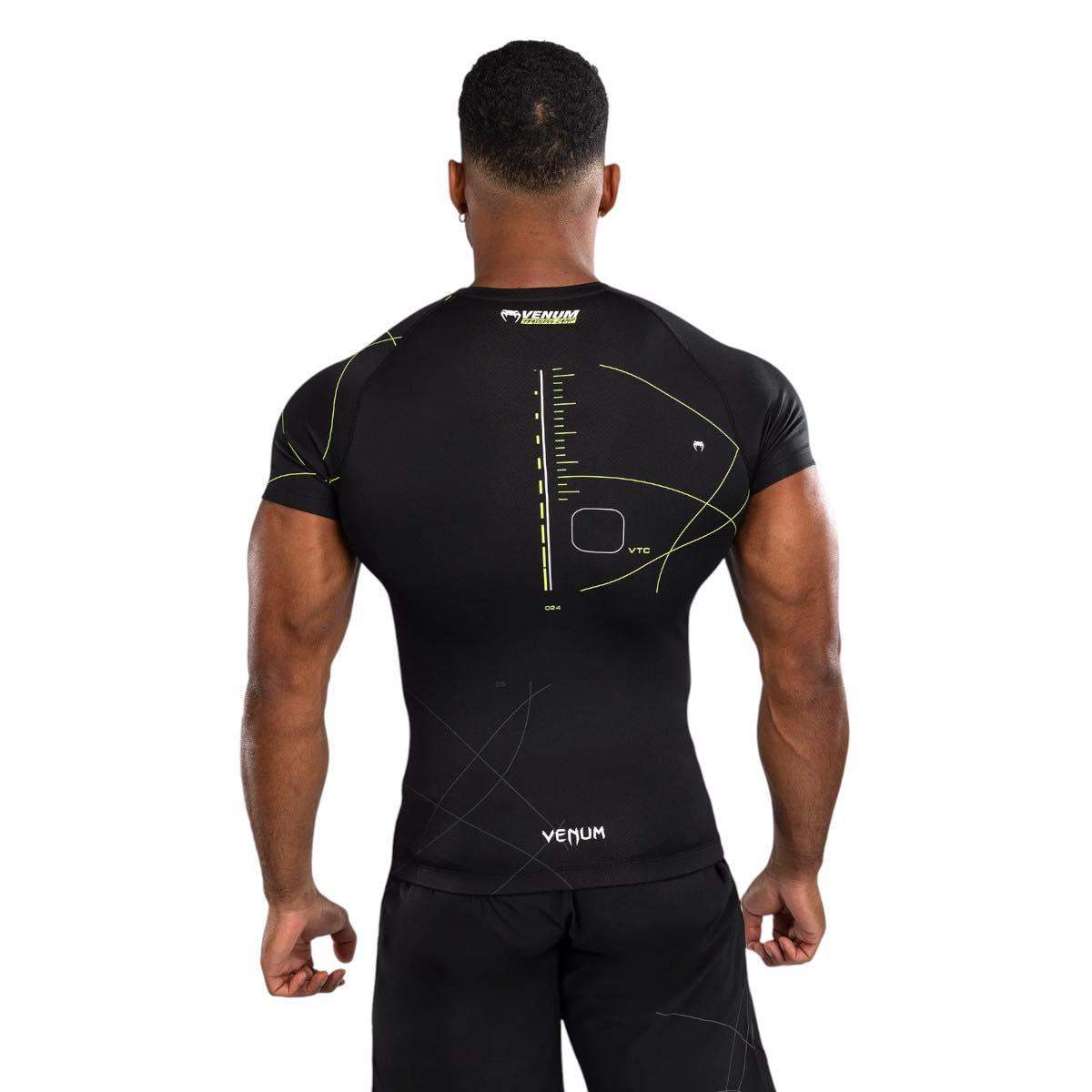 Rashguard Venum Training Camp 4.0 - Noir/Vert Néon