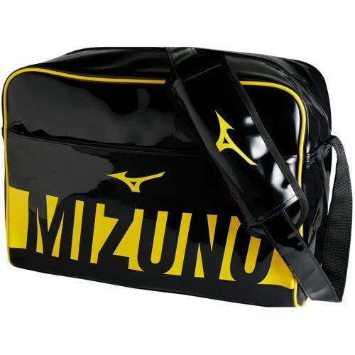 Sac de Sport Arts Martiaux Mizuno Enamel Small - Noir/Jaune - Boutique des Arts Martiaux et Sports de Combat