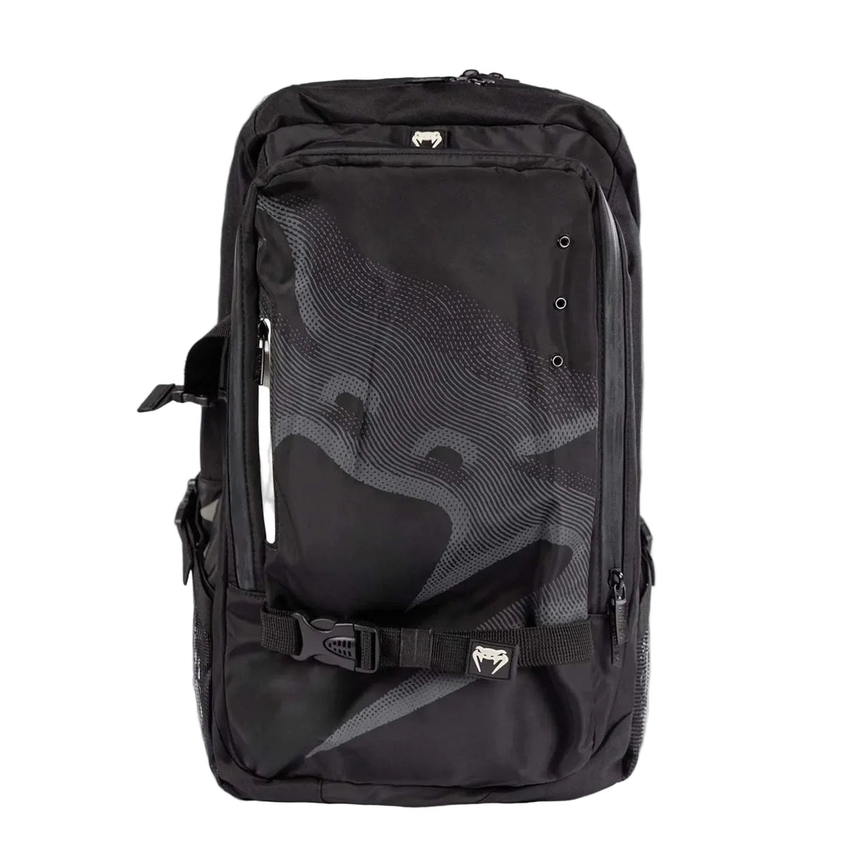Sac à dos Venum Shockwave noir robuste et organisé pour sports de combat