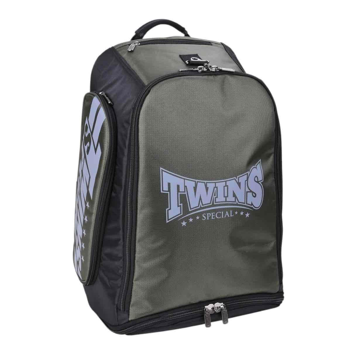 Sac de Sport Premium 2 en 1 Twins Spécial BAG5 I Equipements Boxe Kaki