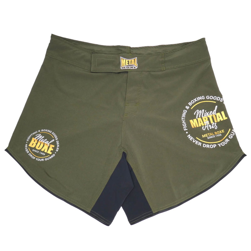 Short MMA Metal Boxe Never Drop Your Guard - Kaki