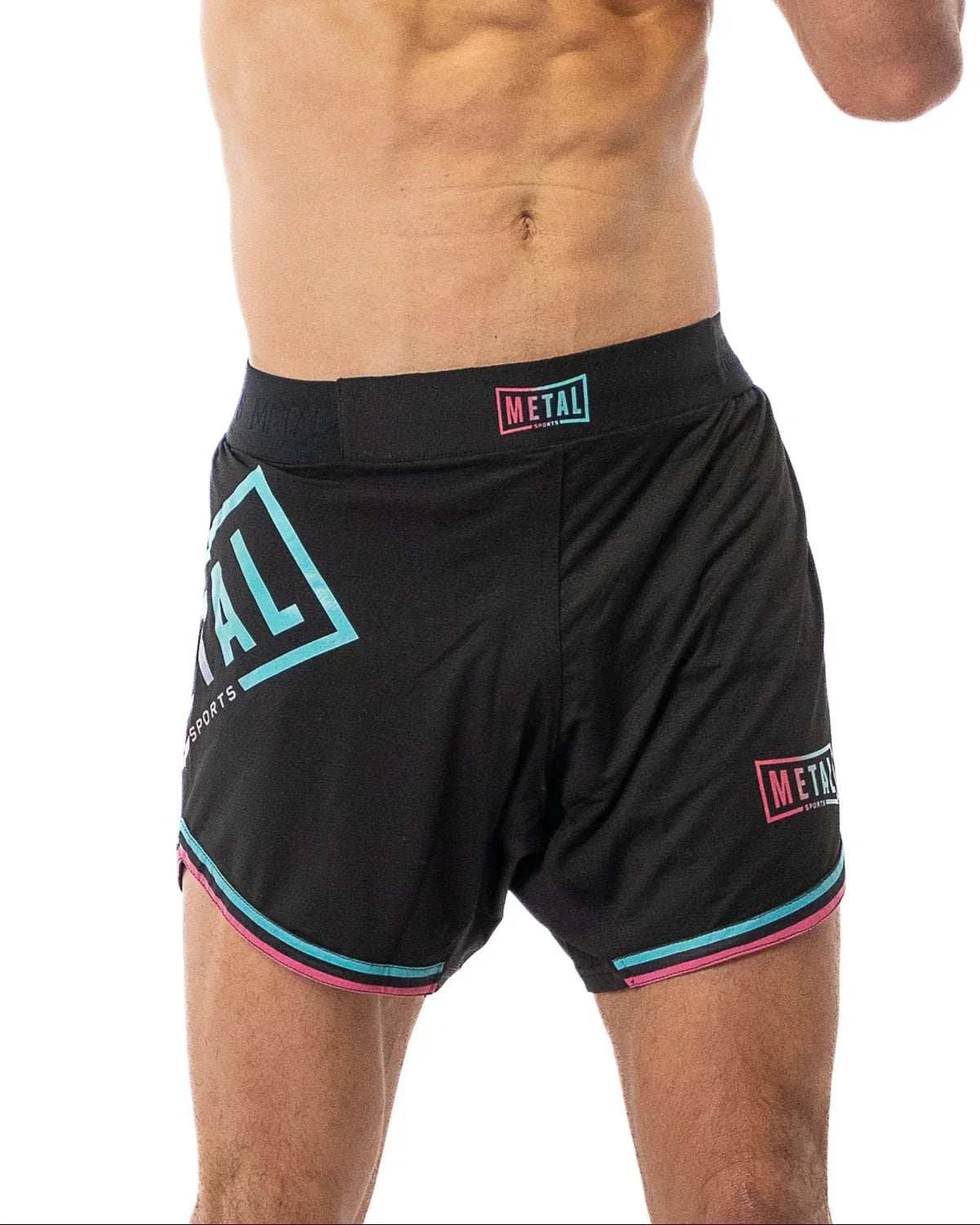 Short MMA Miami Vibe Metal Boxe design Miami couleur vive et confort optimal