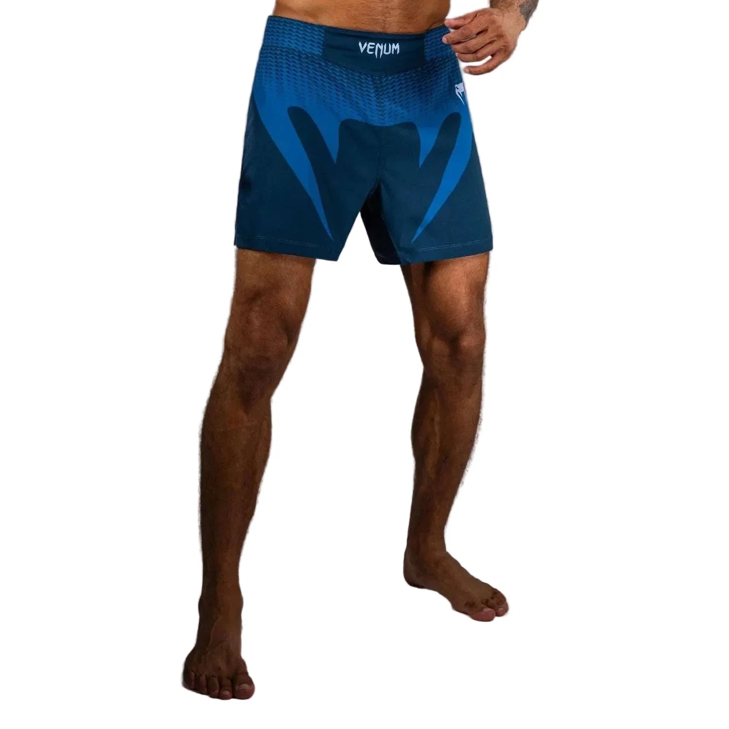 Short de Combat Venum No Gi noir blanc bleu pour Jiu-Jitsu Brésilien et MMA, léger et résistant, approuvé IBJJF