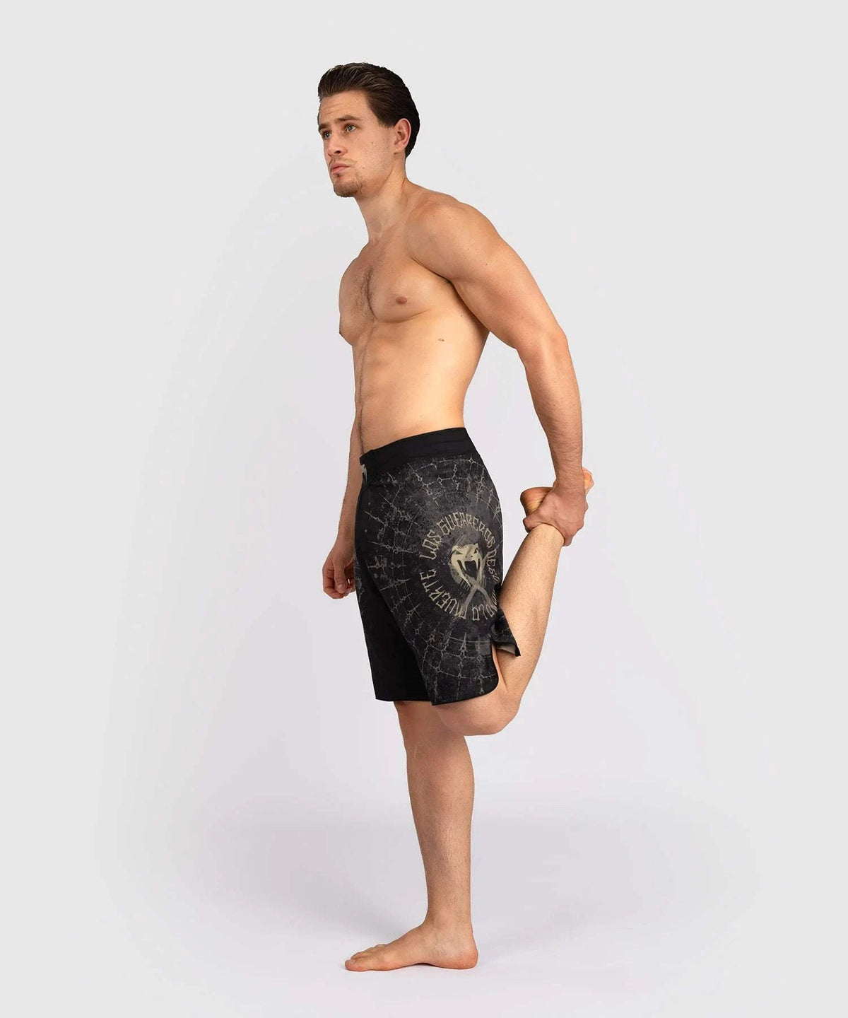 Short de Combat Venum Santa Muerte 5.0 - Noir Profond/Or