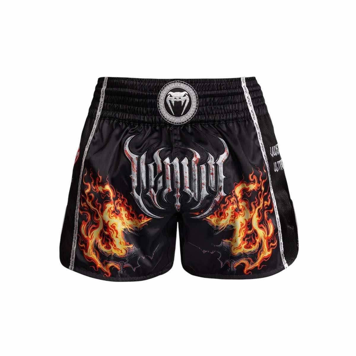 Shorts de Muay Thai Venum Gladiator 5.0 - Noir/Orange