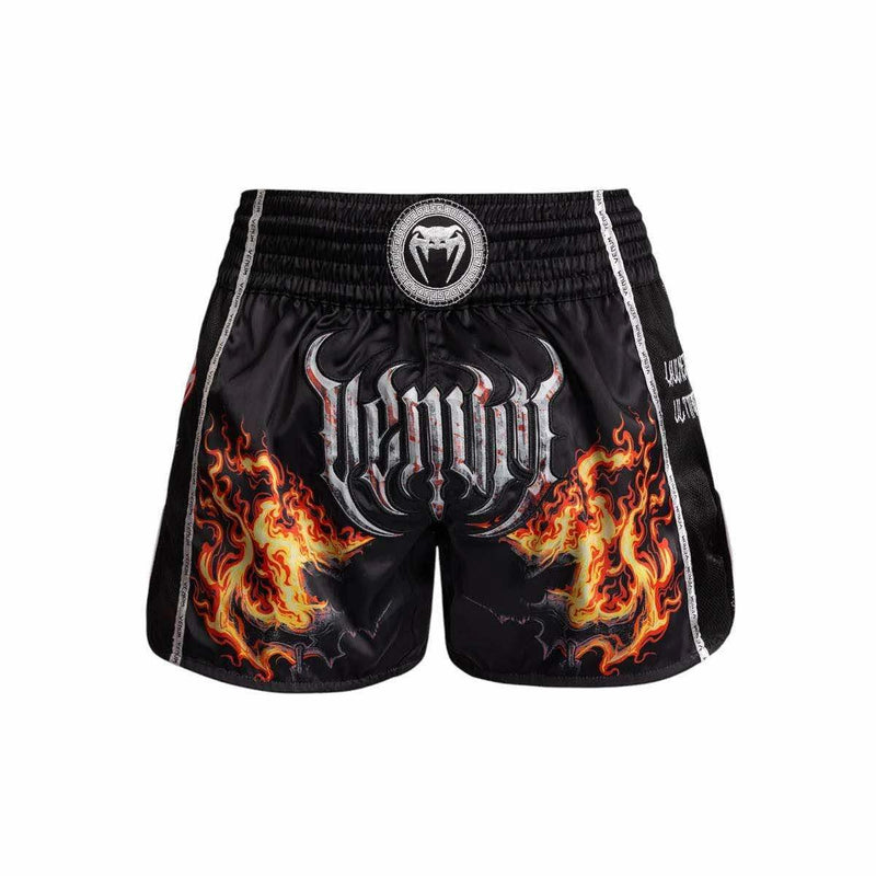 Shorts de Muay Thai Venum Gladiator 5.0 - Noir/Orange