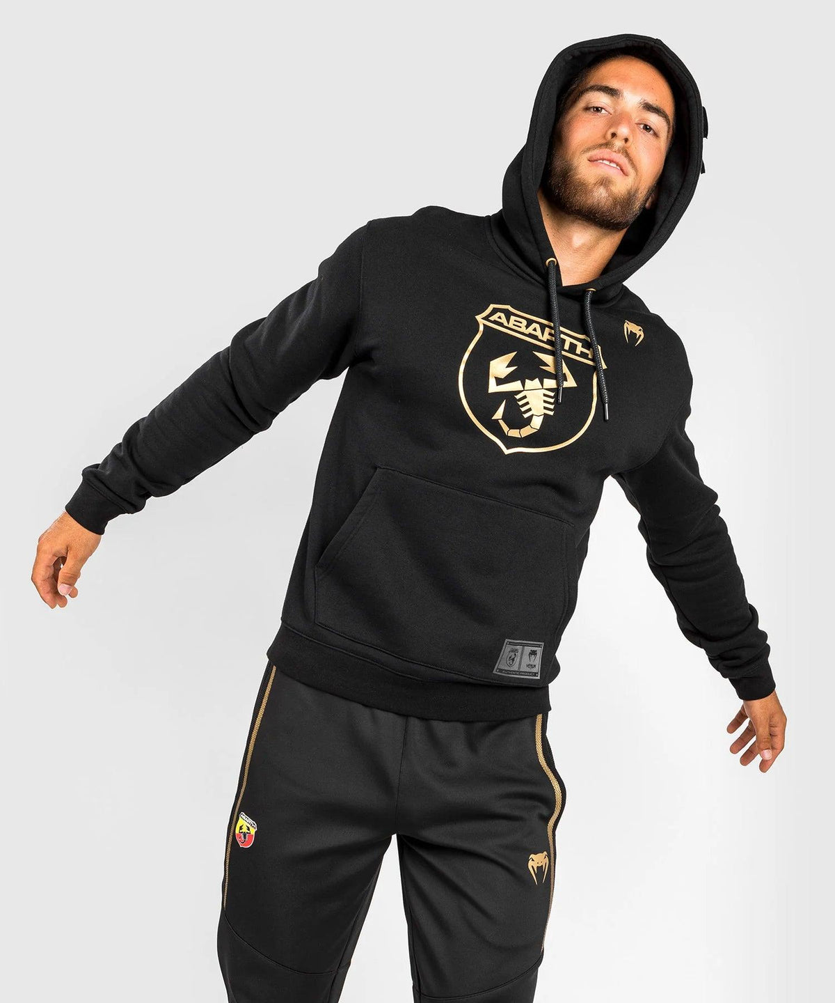 Sweat à capuche Venum Abarth #1 - Noir/Or