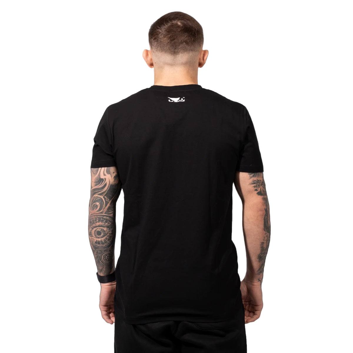 T-shirt Bad Boy homme à col rond avec drapeau du Brésil et logo Bad Boy pour Jiu-Jitsu Brésilien