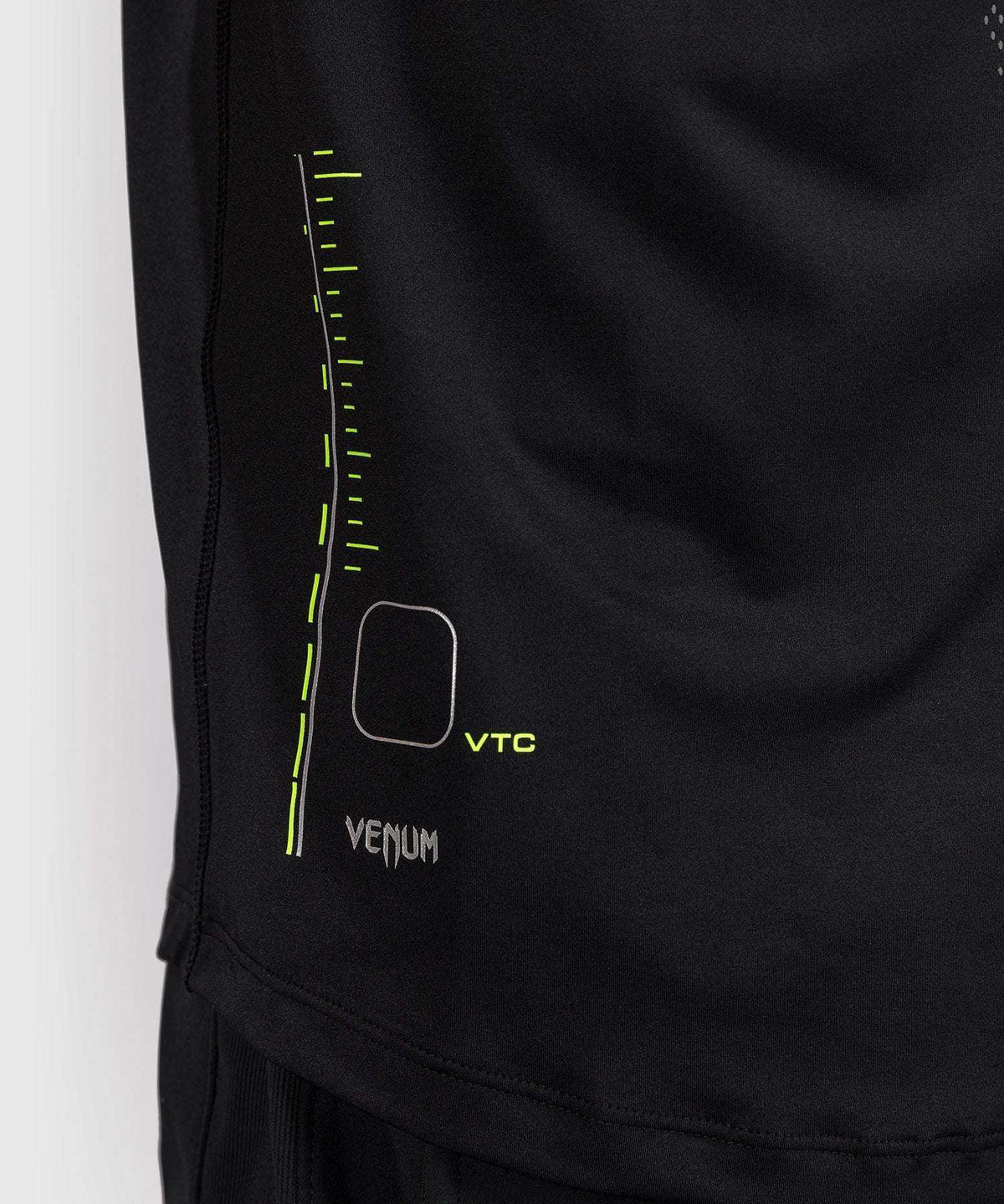 T-shirt Dry Tech Venum Training Camp 4.0 - Noir/Vert Fluo