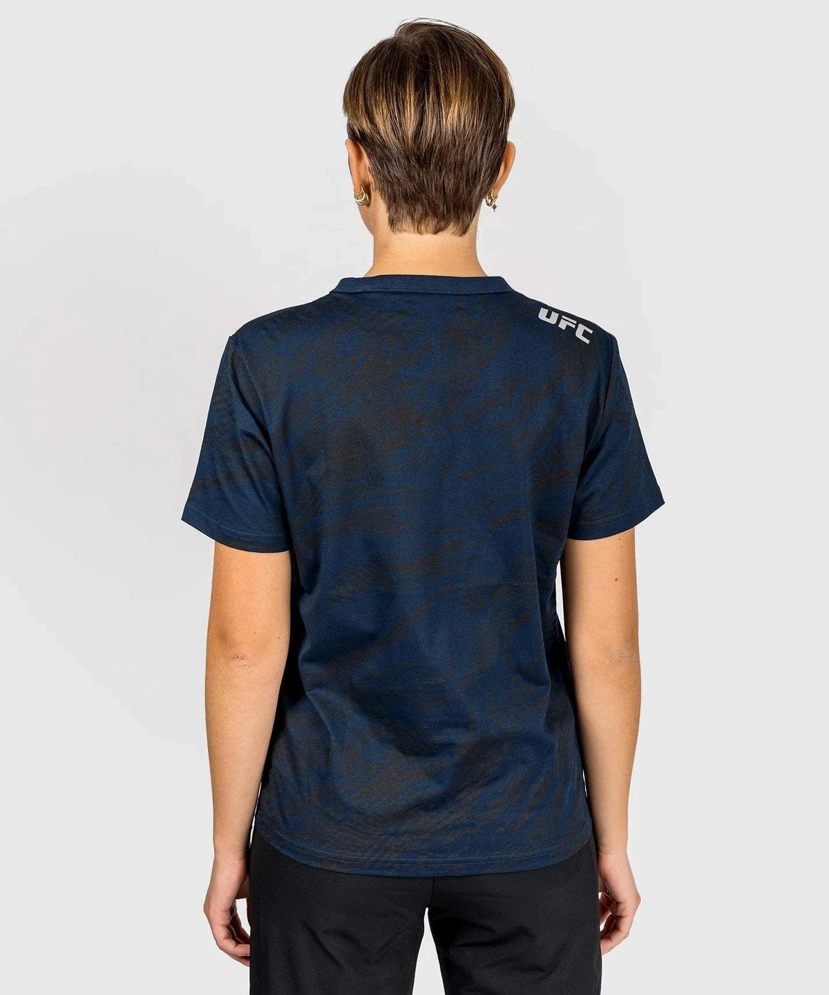 T-shirt UFC Fusion by Venum Femme Authentic Fight Week - Bleu Océanique