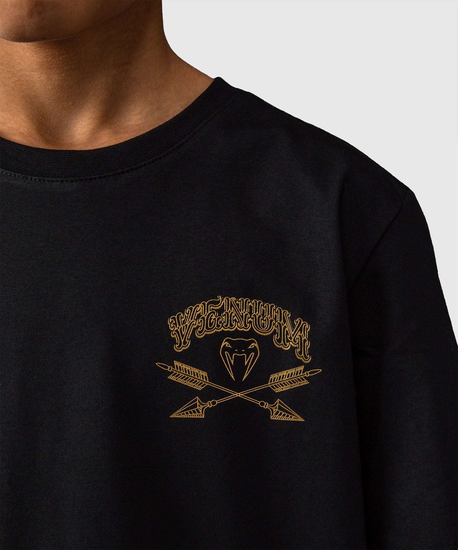 T-shirt enfant noir gris Venum Wolf Atak design sport combat confortable coton premium