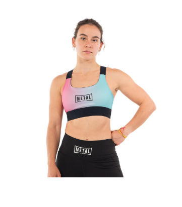 Brassière Femme Elastique Metal Boxe - Miami Vice