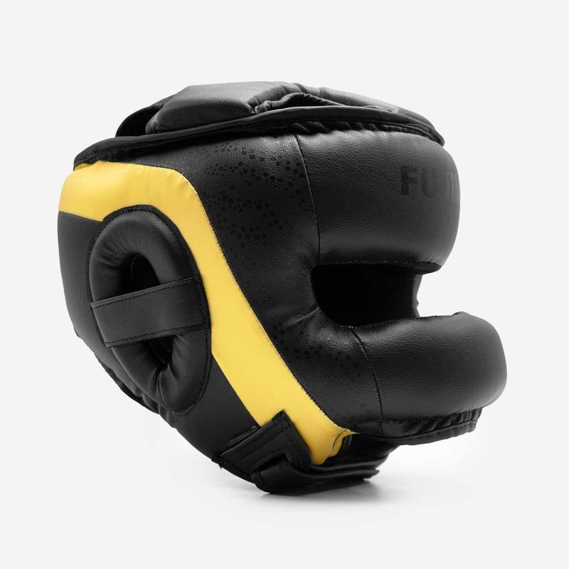 Casque de sparring à barre FUJIMAE Primeskin - Noir/Or