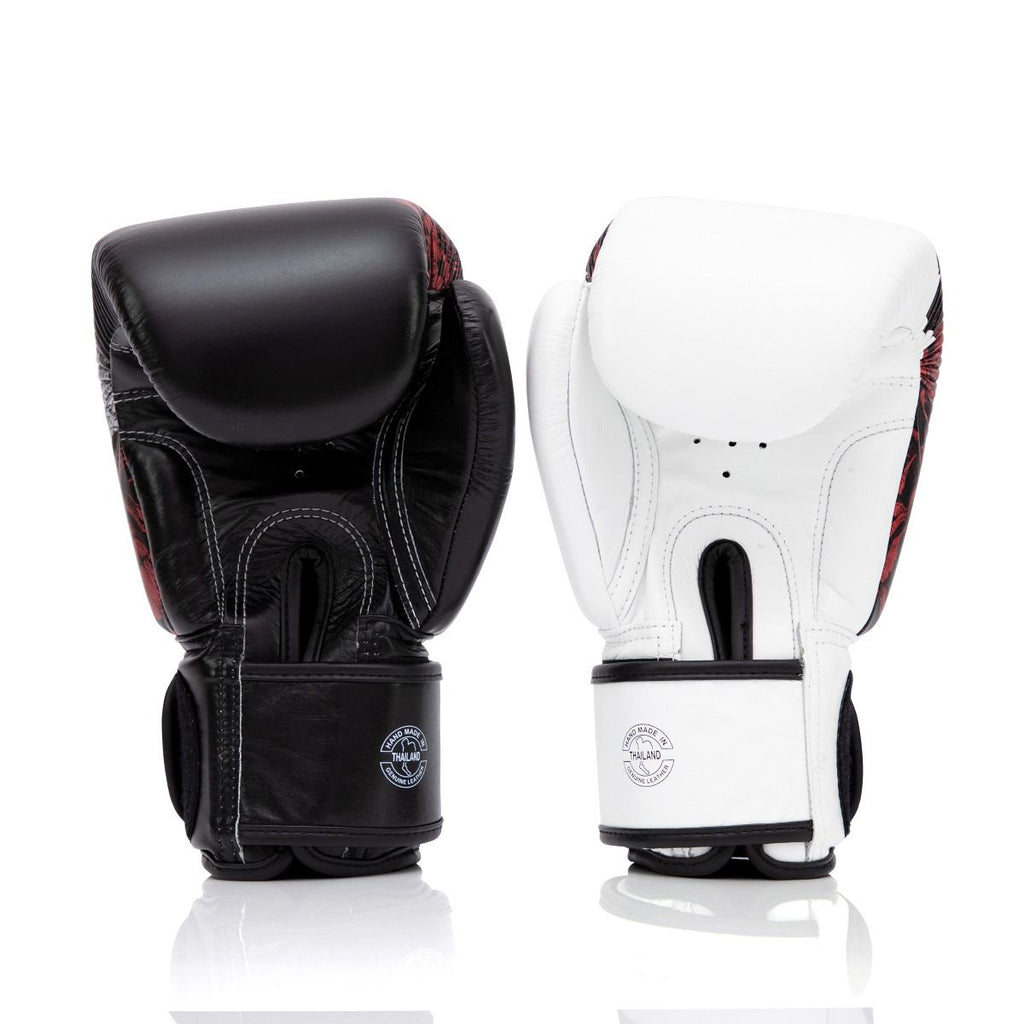 Gants de boxe Fairtex The Beauty of Survival, paume et barre de maintien
