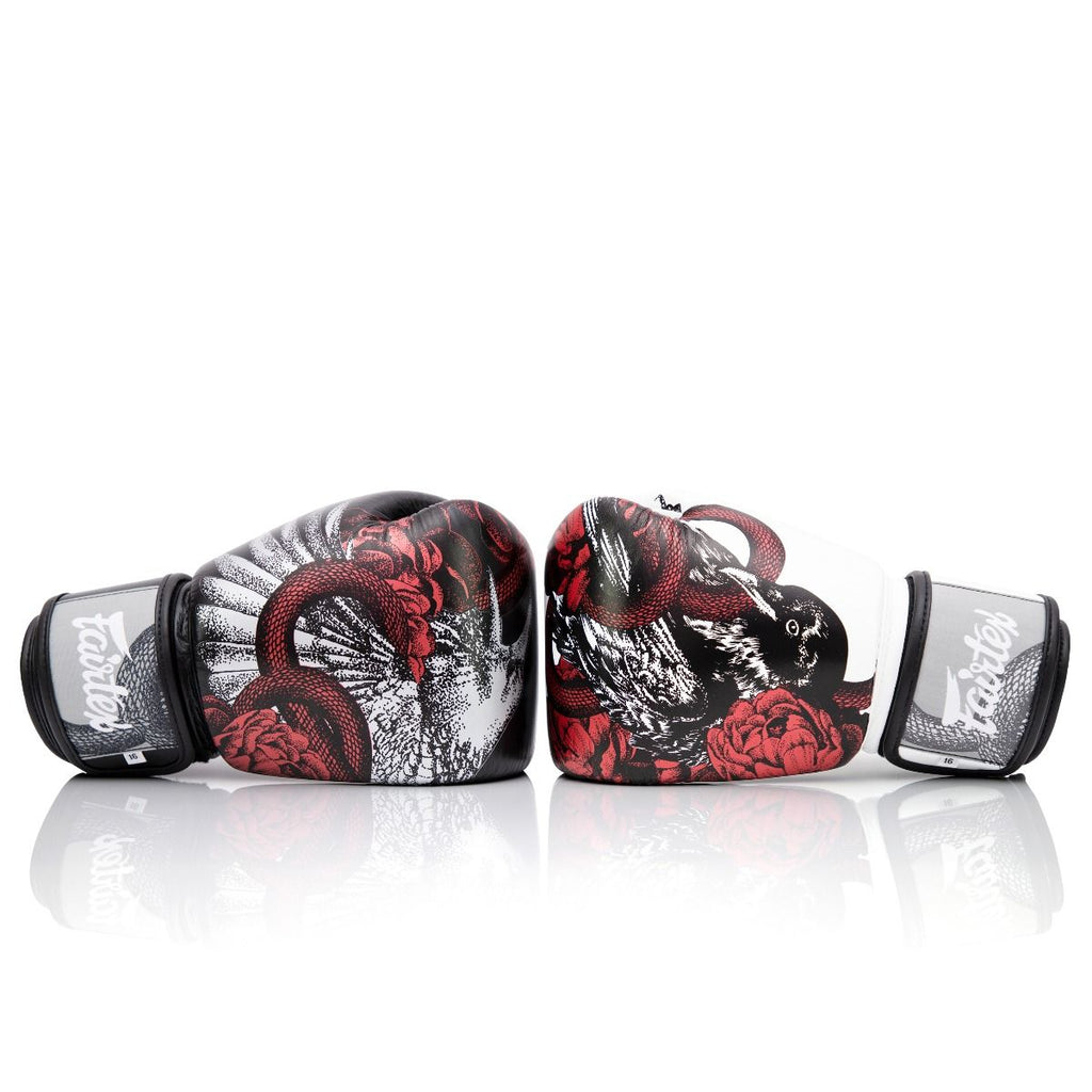 Gants de boxe Fairtex The Beauty of Survival, vue arrière du poignet