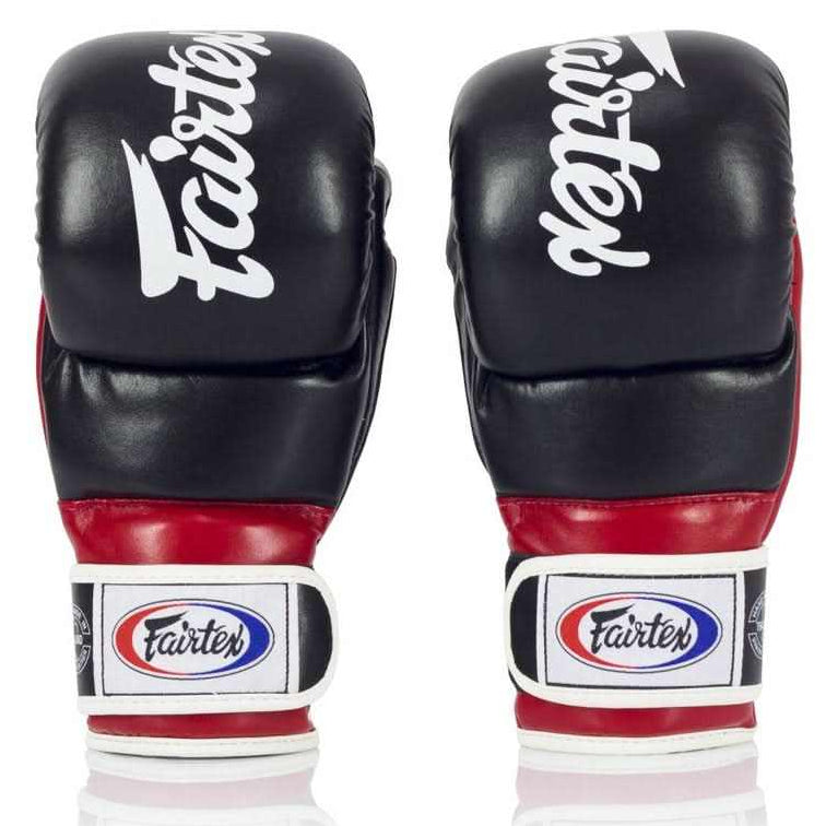 Gants MMA Fairtex FGV18 Super Sparring - Noir/Rouge