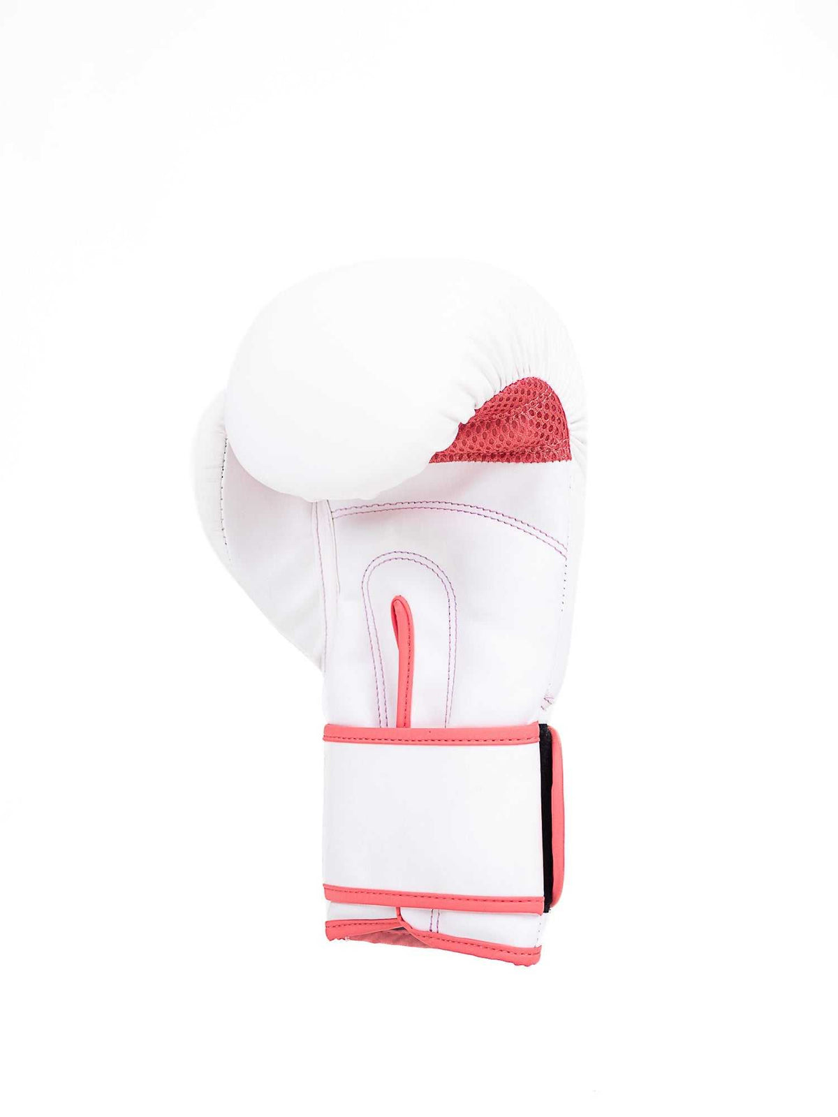 Gants de boxe Metal Boxe blancs pour entraînement avec velcro large et mousse absorbante