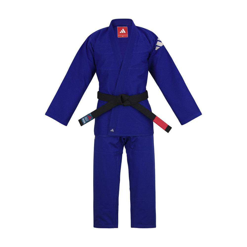 Kimono de Jiu jitsu brésilien Adidas Challenge New bleu en coton robuste pour compétition